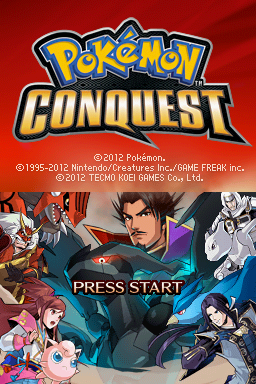 Pokemon Conquest Title Screen